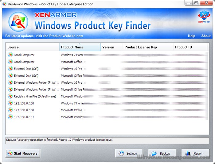 ms office product key finder